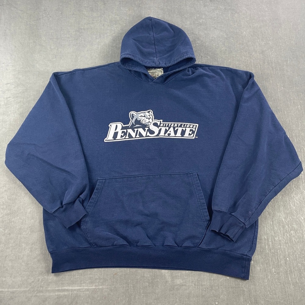 Penn State Nittany Lions Pro Spirit Mens‎ XL Navy Blue Hoodie Graphic Pullover